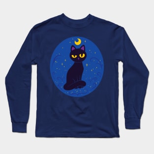 Midnight Cat Long Sleeve T-Shirt